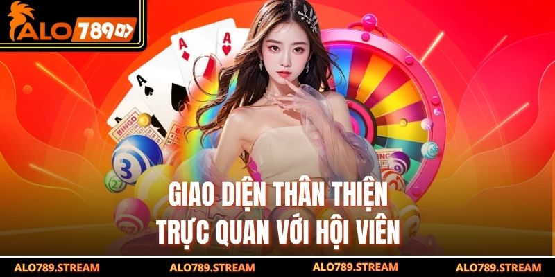 Giao diện thân thiện, trực quan với hội viên
